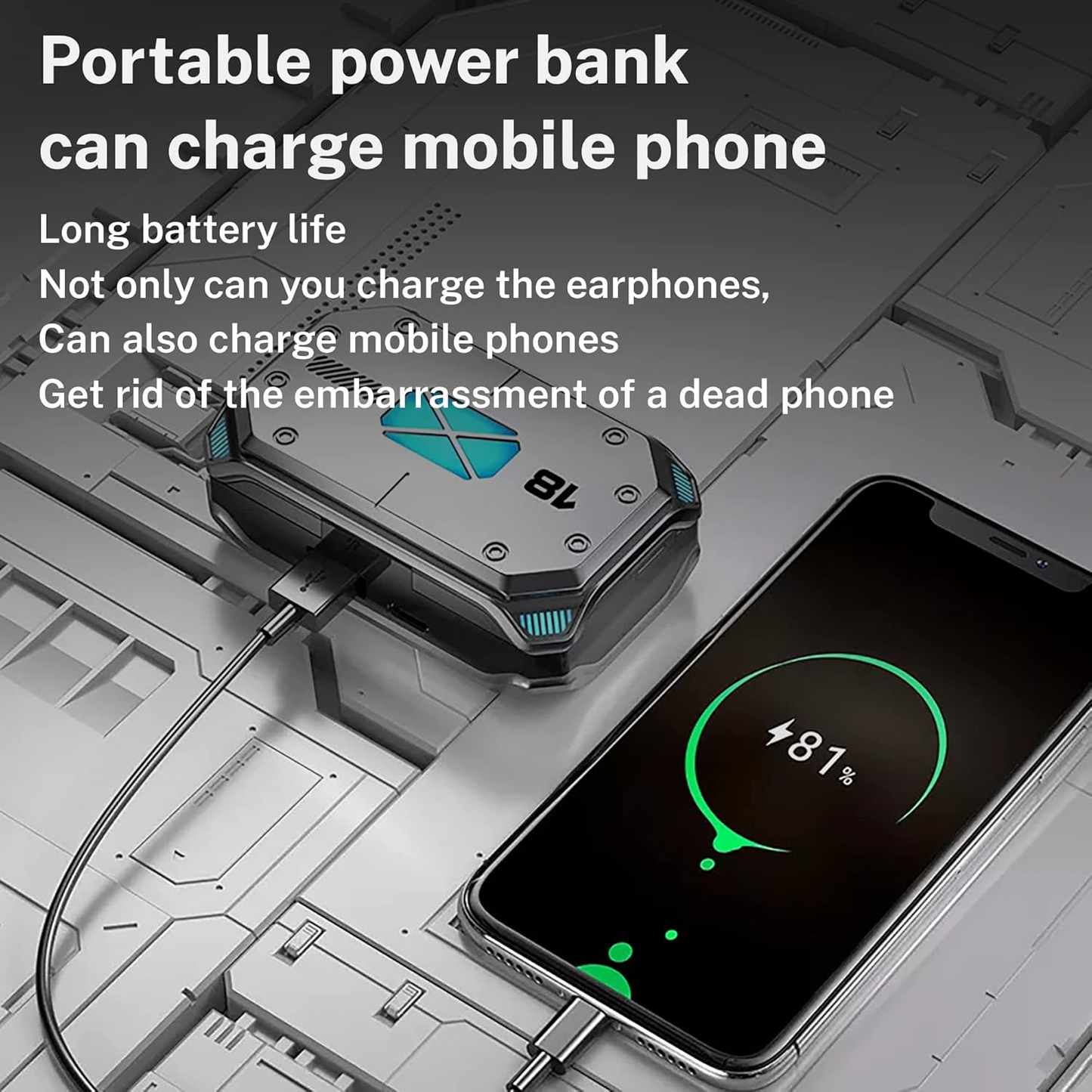 TWS Gaming Earbuds – Low Latency Wireless Earphones with Digital Display